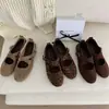 Zapatos Mary Jane Estilo Ballet con Tira Cruzada Estampado de Leopardo Retro para Mujer Otoño 2026 Nuevos Planos Cómodos Suaves Estilo de Noche Zapatos de Abuela