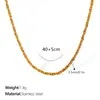 Diseñador Europeo y Americano Pequeño Plátano Geométrico Gama Alta Femenino Ins Collar Cadena de Clavícula Acero Inoxidable Chapado en Oro de 18K Joyería