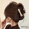 Pinzas para el pelo de lazo estilo coreano, accesorios para el pelo de alta gama, pinzas de tiburón, horquillas exquisitas para mujeres jóvenes, pinzas para el pelo de otoño e invierno para la parte trasera de la cabeza