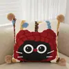 Cojín de Dibujos Animados para Sofá de Sala de Estar, Cojín de Respaldo, Lujo Ligero de Gama Alta, Cojín para Cama de Dormitorio, Cojín Folclórico con Relleno para Ventana de Rincón