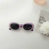 Novos óculos de sol infantis com armação oval da moda, óculos de sol para bebês estilo moda coreana, óculos para meninos e meninas mesmo estilo foto