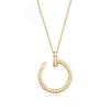 Collar de Uñas Yunyao 8709 Exquisita Joyería Estilo Uña con un Genial Diseño de Acero de Titanio