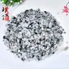 Grava de Cristal Natural Morado Rosa Blanco Amarillo Verde de 3-5 mm Piedra Desmagnetizadora Ágata Fluorita Ojo de Tigre Partículas Pulidas