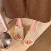 Zapatillas cálidas y mullidas para mujer, multicolor, suela suave, nuevo estilo H, zapatillas de algodón de hada para otoño e invierno, estilo versátil 2026