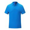 Camisa polo publicitaria, mono con logo estampado fijo, solapa, manga corta, camisa cultural impresa para fabricantes de ropa grupal bordada