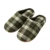 Pantuflas de Lana Suave para Otoño e Invierno para Mujer, Uso en Interiores del Hogar, Suela de Tela, Silenciosas en Pisos de Madera, Calientes Pantuflas de Algodón