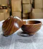 Taza de madera japonesa taza de té de madera vaso de madera maciza vaso de agua de madera hecho a mano taza de vino para restaurante hotel taza de café