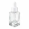 Botella gotero cuadrada de aceite esencial de 10 ml 15 ml para rojo de internet, botella a presión para perfume, esmalte de uñas al por mayor, imprimible