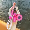 Pingente Chaveiro Haltere Série Esportes Fitness Dopamina Silicone Pingente de Chave Acessórios para Bolsa Atacado