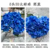 Nuevas hortensias azules de comercio exterior ramo azul rosa peonía hortensias boda decoración suave flores artificiales al por mayor