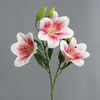 Cinta para Flores Artificiales Estampada con Lirios, Flores para Bodas, Decoración Suave para Techo de Salón de Bodas, Decoración de Escena de Hotel, Flores Guía para Carreteras