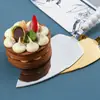 Cabo de Cerâmica Pérola Aço Inoxidável 430 Faca Pá para Bolo Pá Criativa de Alto Valor para Assar Pá para Pizza Faca de Pão Doméstica