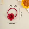Accesorios para el Cabello Nuevos Transfronterizos Europeos y Americanos Flor de Malla Simple Banda Fina para el Cabello que no Aprieta Diadema Protectora para la Fontanela del Bebé