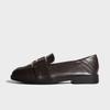 Zapatos de Piel Pequeños de Color Sólido Nuevo 2025 de Dos Usos Zapatos de Piel de Tacón Grueso Moda de Mujer Versátil Estilo Británico Mocasines Zapatos de Suela Gruesa Mujer