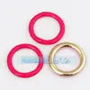 Accesorios para joyería DIY cobre puro nariz de cerdo goteando conector de doble agujero tamaño grande pequeño Rosa Rojo Rosa