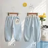 Pantalones para niños para primavera y otoño, pantalones deportivos y casuales de corte holgado, adecuados tanto para niños como para niñas, pantalones largos para usar al aire libre