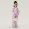 Conjunto de Sudadera con Capucha y Pantalones de Chándal para Niña Pudding Haru 2024 Primavera Nuevo Conjunto de Sudadera con Capucha y Pantalones Lisos para Niños