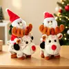 Presente de Natal Transfronteiriço Hip-Hop Papai Noel Invertido Decorações para Carro Enfeites Engraçados de Uma Mão