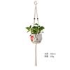 Red de bolsillo para macetas, tejida a mano, para jardinería, balcón, plantas, cordón, fábrica tejida, venta al por mayor, cuerda de algodón, borla, cesta colgante, red de bolsillo