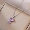 Collar para Mujer, Moda Transfronteriza, Diseño Nicho de Corazón, Versátil Elegante, Colgante Simple y Versátil, Collar Cadena Clavícula para Mujer