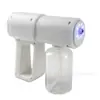 Pistola de Desinfección Atomizadora Portátil K5 Luz Azul Nano Esterilizador Eléctrico Hogareño Pistola de Spray Desodorizante con Luz Azul