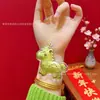 Colgante de Poni Dorado, Oro Puro, Llavero de Riqueza Instantánea, Colgante para Bolso, Día de San Valentín, Regalo Año del Caballo, Mayoreo