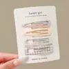 Pinza de Nube para Niña Estilo Coreano Simple de Tela Lunares Pinza BB para Parte Trasera de la Cabeza o Flequillo