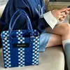 Bolsa de Celebridade da Internet Tailandesa de Verão Bolsa Tecida à Mão Marca Tendência Cesta de Legumes Bolsa de Mão Feminina Tote Bolsa de Praia