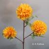 Flor artificial laranja flor de casamento flor de seda laranja decoração de salão de casamento flor guia de caminho de flores fileira de flores flor de arco hortênsia