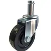 Rueda Giratoria Grande Rueda de Caster Línea 345 Varilla Tubo Inclinado Rueda Universal Antiestática Silenciosa Rueda de Freno Industrial Rueda de Carro de Volteo