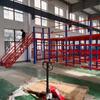 Estantería tipo Loft de Fábrica Personalizada Estantería Resistente Montaje y Construcción Estantería de Almacenamiento de Segundo Piso para Bodega Estantería de Almacenamiento con Perfil I