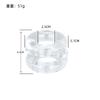 Anillo Doble con Forma de Espiral para Hombre, Anillo Bloqueador de Eyaculación de Larga Duración, Cubierta para Glande de Pene Qq, Producto Sexual Masculino, Caucho Suave Tpe