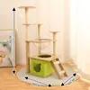 Rascador para gatos, árbol para gatos, casa para gatos, cápsula espacial multifuncional integrada de gran tamaño, villa para gatos, estante para gatos, artículos para mascotas