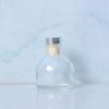 Botella difusora de aroma de vidrio transparente al por mayor en stock, 100 ml, botella difusora espesa sin llama, recambio difusor de fragancia para coche