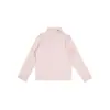Roupa Infantil Nuomi Wanzi 2026 Outono Versão Coreana Botão Colorido Macio Amigo da Pele Gola Alta Meia Camiseta Básica para Meninas