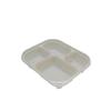 Caja de Embalaje Desechable, Lonchera Biodegradable de Almidón de Maíz, Lonchera de 456 Compartimentos, Lonchera para Llevar, Desechable Comercial