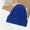 Chapéu feminino outono e inverno rosto-olhando pequeno all-match proteção auricular lã chapéu japonês e coreano quente malha chapéu masculino luz bordo inverno chapéu atacado