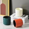 Vaso nórdico criativo de plástico para decoração de sala de estar, arranjo de flores secas, resistente a quedas, imitação de cerâmica, vaso de venda quente transfronteiriço