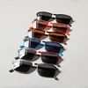 Óculos de Sol Unissex de Outono Estilo Ic Fronteiriço Moda Masculina Duas Cores Óculos para Uso Externo Feminino Metal Retrô Óculos de Sol de Alta Qualidade