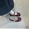 Sapatos Mary Jane Forrados com Lã Brisa Suave de Outono/Inverno 2026 para Mulheres, Mocassins, Sapatos de Algodão, Sapatos Simples de Lã para Exterior, Sapatos Peludos