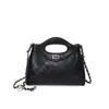Bolso de Mujer de Gama Alta de Nicho 2026 Nuevo Primavera Versátil Casual Bolso Cruzado con Cadena Bolso de Mano de Color Sólido Bolso Cubo