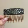 Pente para Cabelo com Estampa de Leopardo Retrô Doce Sem Costura com Múltiplos Dentes Estilo Coreano High-End Versátil Presilha de Cabelo para Mulheres Adultos Acessórios de Cabelo Headwear