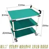 Carrito Giratorio Antiestático, Estante para Materiales, Banco de Trabajo, Carrito Móvil de Tubería Lean para Taller, Carrito para Herramientas de Varilla de Alambre