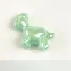 Acrílico UV Color Real Chapado Pony DIY Cadena para Teléfono Móvil Bolso Colgante Material con Cuentas Accesorios de Joyería Cuentas con Agujero Recto