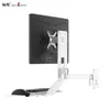 Aleación de Aluminio Bandeja de Teclado para Montar en Pared Soporte de Pared para Monitor Equipo Industrial Computadora Todo en Uno Estante de Oficina