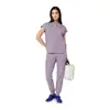 Uniforme de Enfermeira Personalizado Tecido Elástico com Sensação Fresca Bordado Lavar à Mão Roupas Scrub Multicor Roupa para Equipe Médica Doutor Enfermeiro