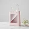 Bolsas de Regalo Personalizadas, Bolsas de Papel de Unicornio de Dibujos Animados, Bolsas de Regalo Transparentes con Ventanas, Empaque de Recuerdos de Cumpleaños Hecho a Medida