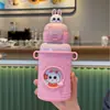 Copo térmico infantil para meninas da escola aço inoxidável 316 copo de água 2024 novo copo portátil com bico duplo para beber