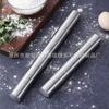 Venda por atacado 304 aço inoxidável pino de cozimento ferramentas de laminação pino de pressão bolinho pele rolagem pino de cozinha gadgets de cozinha