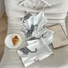 Comercio Electrónico Transfronterizo Pijama para Mujer Bata Sexy con Cuello en V Estampado de Leopardo Estilo Europeo y Americano Conjunto de Ropa para el Hogar Venta al por Mayor